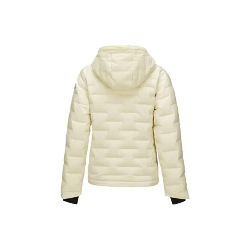 Skechers Basic Exercise Sequence Down Jacket Women's Pearl White-1