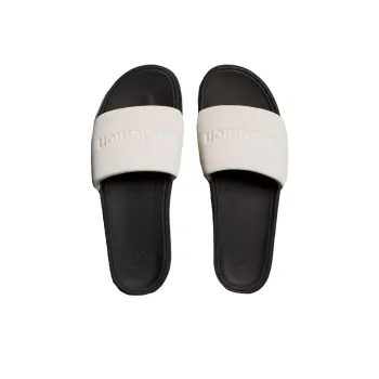 Lululemon Restfeel Slide Slip Resistant Abrasion Resistant Slide Slippers Men's White Black