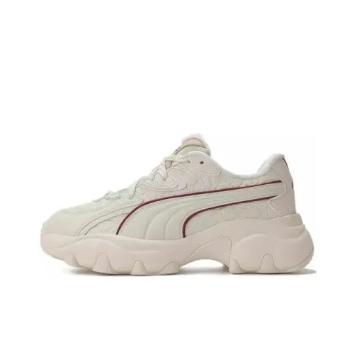 PUMA Pulsar Anti Slip Wear Resistant Low Top Casual Shoes Women's Ecru