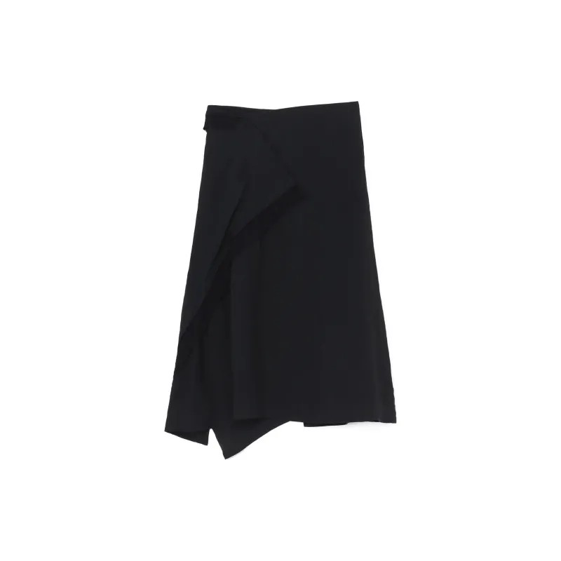 Yohji Yamamoto Casual Long Skirt Women's Black-1