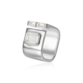 MONI JEWELLERY Zircon S925 Silver Rings Women's