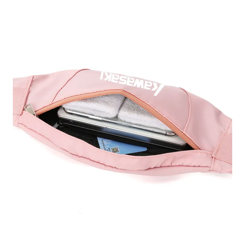Kawasaki Polyamide Fanny Pack, Crossbody Bag, Sling Bag, Backpack Unisex Multicolor-13