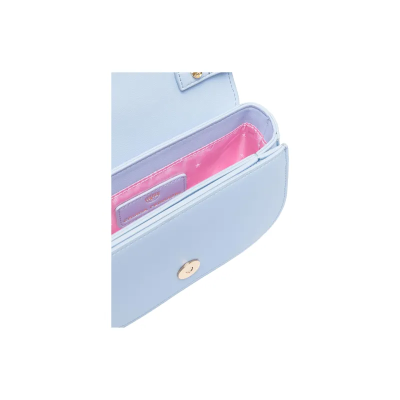 CHIARA FERRAGNI Eyelike Polyester Handbag, Shoulder Bag Women's Light Blue-3