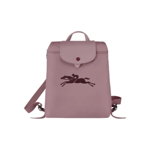 LONGCHAMP Cow Leather Trim Backpack Regular Women's Pink