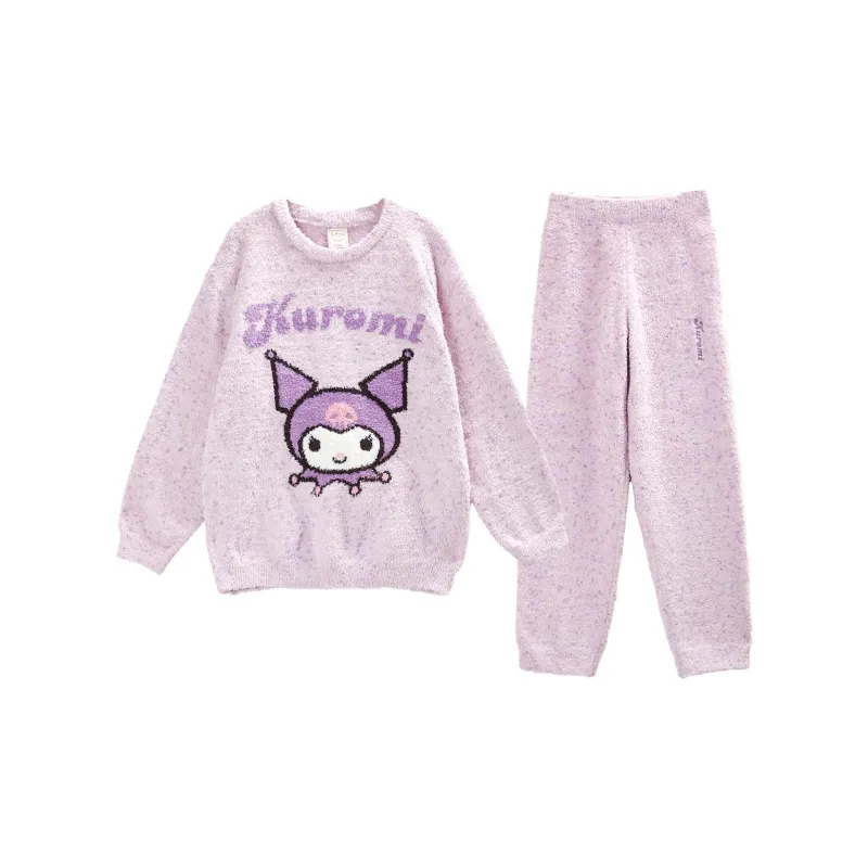 GUKOO x Sanrio Kulomi Pajama Set Women's Rose Purple-0