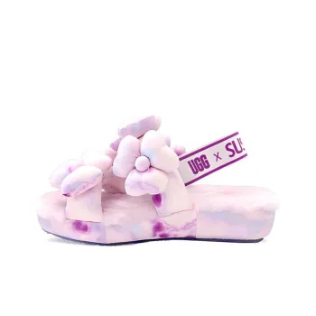 SUSAN FANG x UGG Furry Slippers Women's Pink