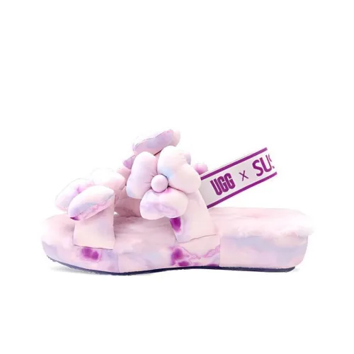 SUSAN FANG x UGG Furry Slippers Women's Pink