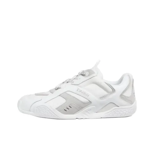 FANSIZHE Galaxia Low Top Casual Shoes Women's White
