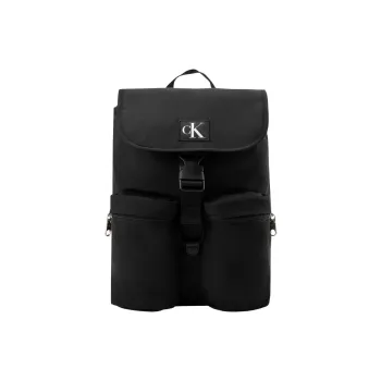 CALVIN KLEIN Fabric Backpack Large Size Men's Space Black