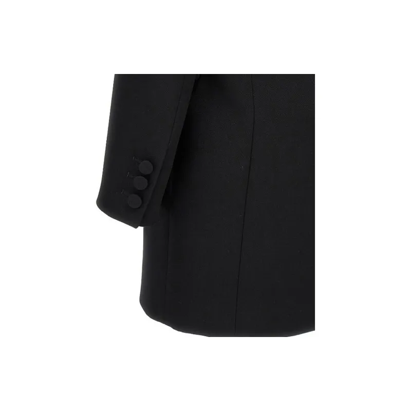 Valentino Long Sleeved Dress Women's Black-2