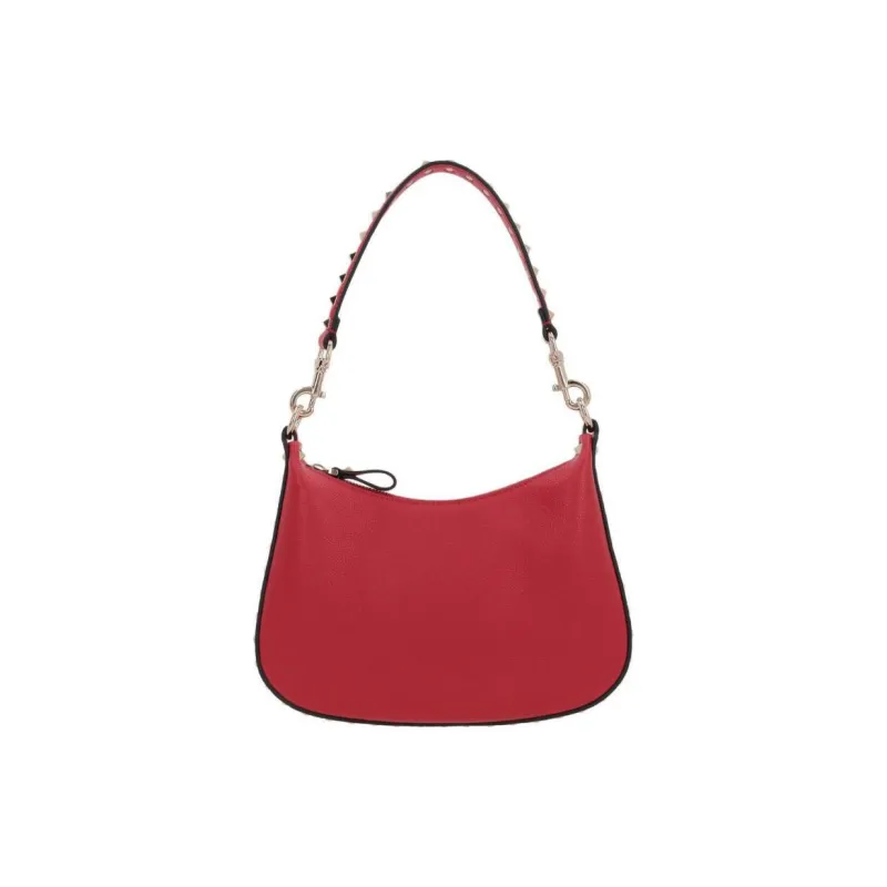 Valentino GARAVANI Grain Leather Hobo Bag, Handbag, Shoulder Bag Women's Red-2