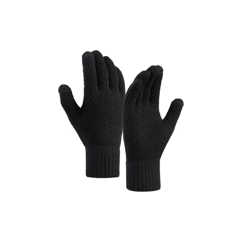 DENSSYNE Acrylic Spandex Knit Gloves Men's-0