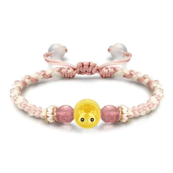 Lao Feng Xiang Gold Bracelet Women's