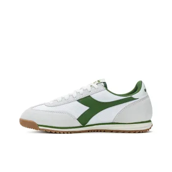 Diadora Wear Resistant Low Top Casual Shoes Unisex White Green