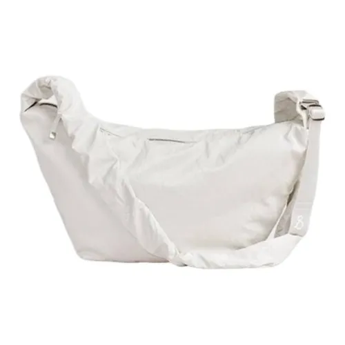 JOSEPH&STACEY Polyurethane Shoulder Bag Medium Size Women's White
