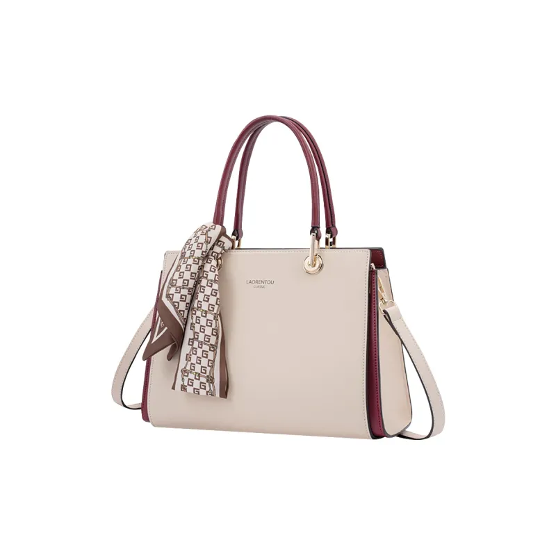 Old Man's Head Cow Leather Tote Bag Crossbody Bag One Shoulder Handbag Regular Women's Multicolor-17