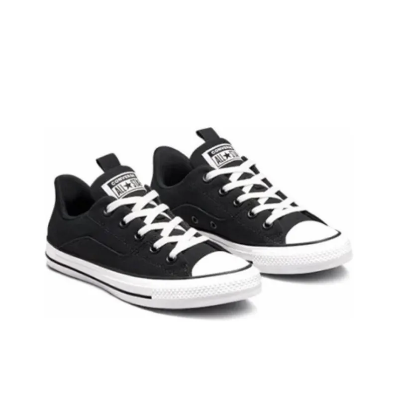 Converse Chuck Taylor All Star Anti Slip Wear Resistant Low Top Canvas Shoes Men's Black-2