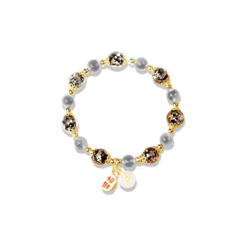 JOYDINNY Colored Glaze Bracelets Unisex
