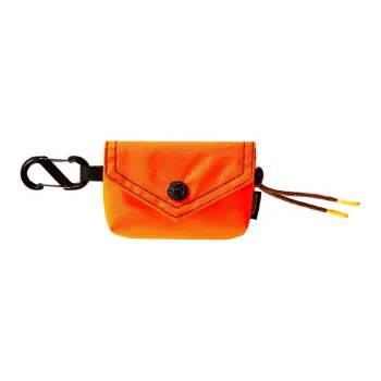 GAGA EQUIPMENT Nylon Fabric Envelope Bag Card Holder Mini Unisex Fluorescent Orange