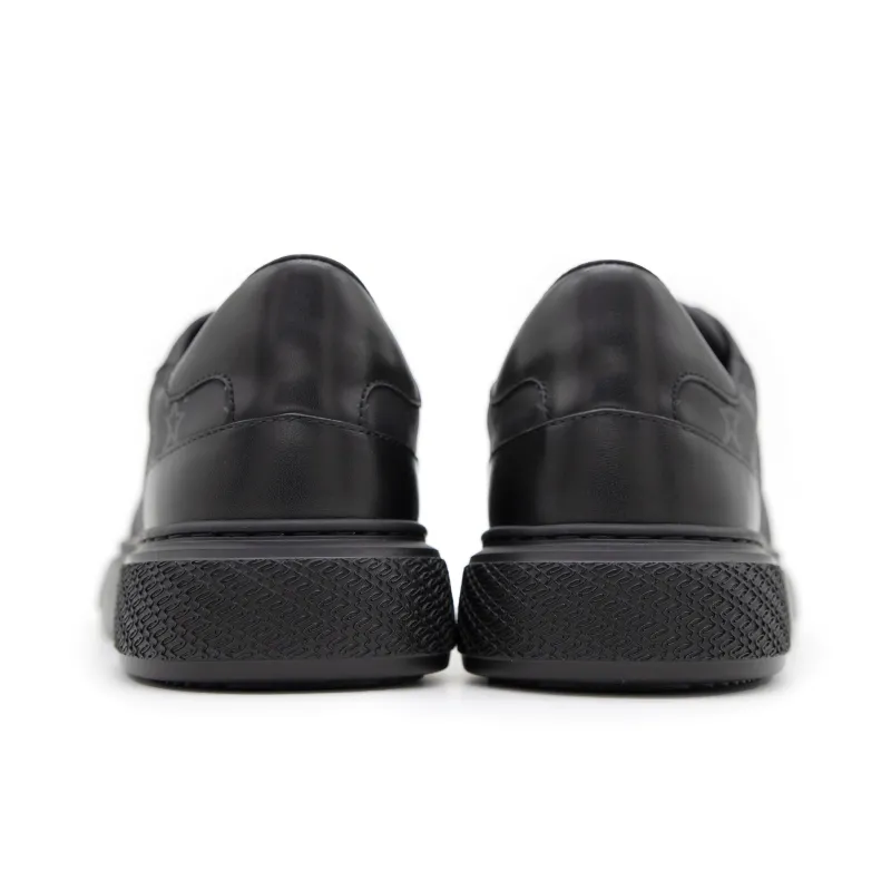Satchi Low Top Skateboard Shoes Men's Black-4