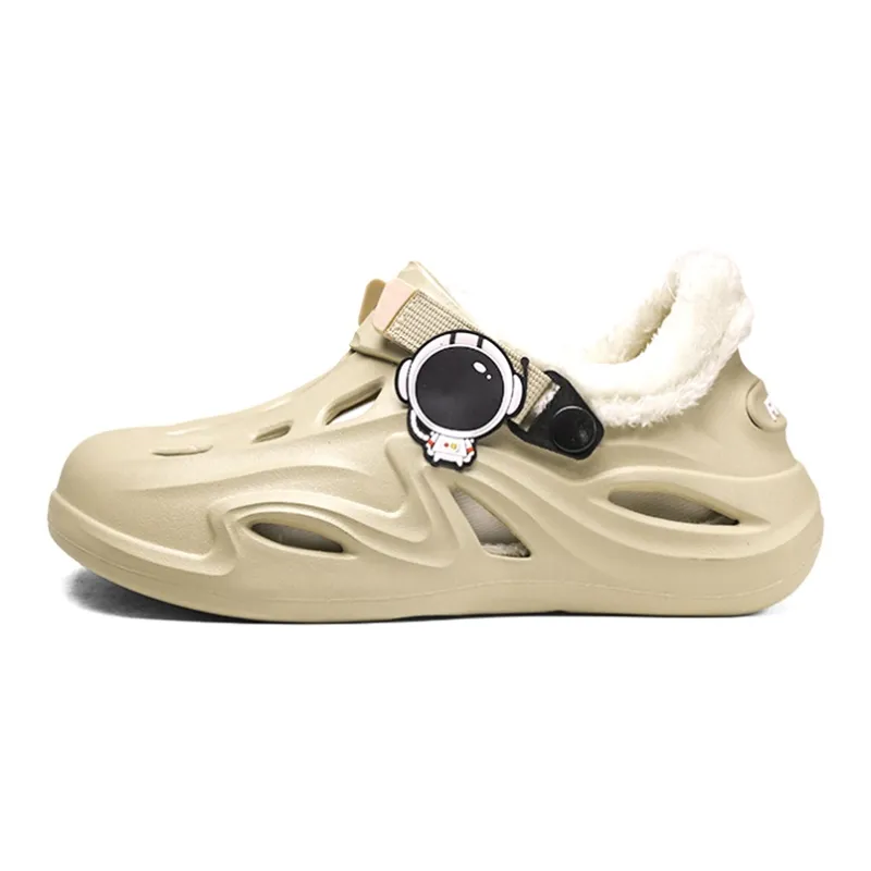 Darcy Sen Cotton Slippers White/Black/Khaki-15