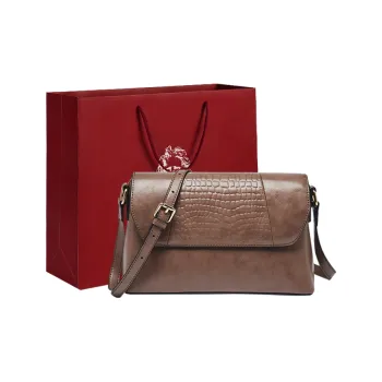 Old Man's Head Synthetic Leather Shoulder Bags Small Square Bag Crossbody Bags Small Size Women's Coffee