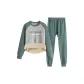 Gray Green Letter