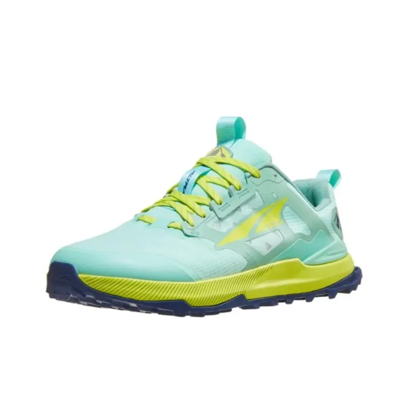 Altra Anti-Slip Wear-Resistant Low-Top Trail Running Running Shoes Women's Green Yellow-2