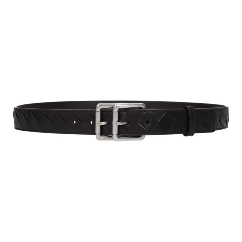 Bottega Veneta Leather Belts Men's Brown 3CM-0
