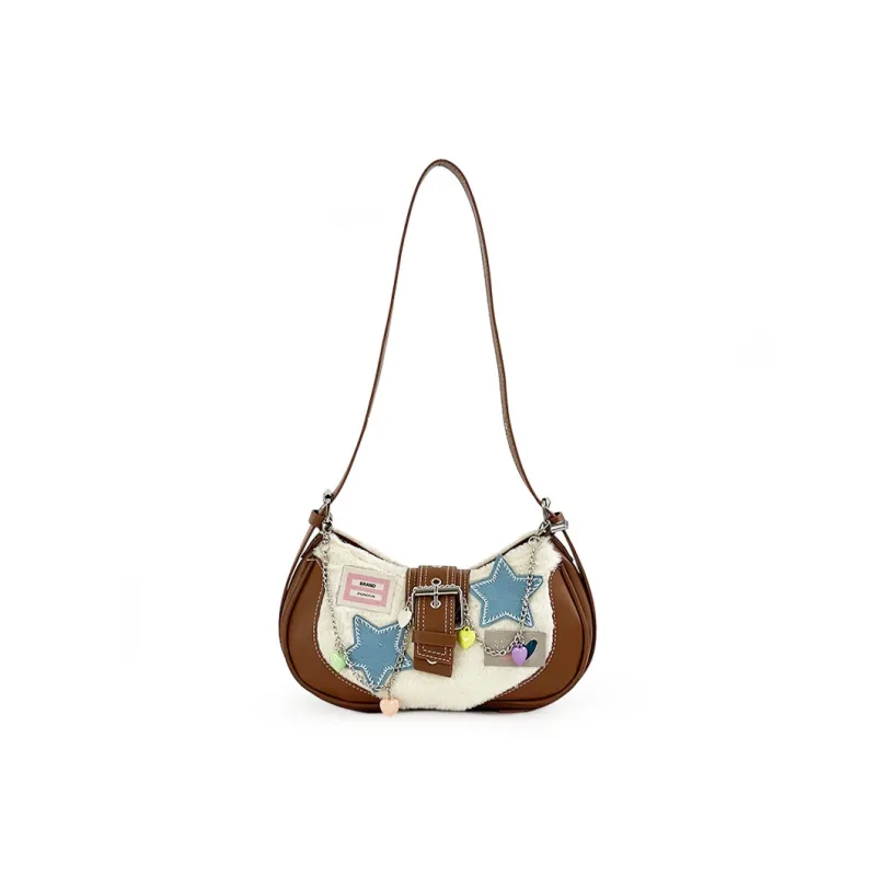 ResNonverba PU Shoulder Bag Crossbody Bag Regular Women's Multicolor-20