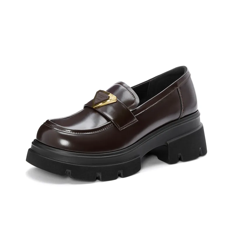 JOSINY Loafers 5.8cm Women's Brown-1