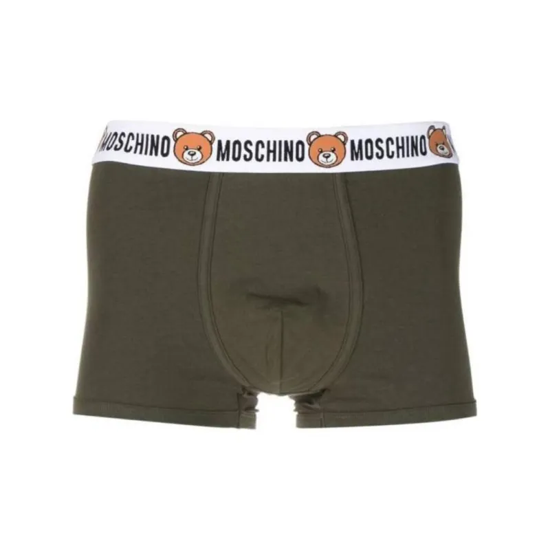 MOSCHINO Teddy Logo Waistband Briefs-2
