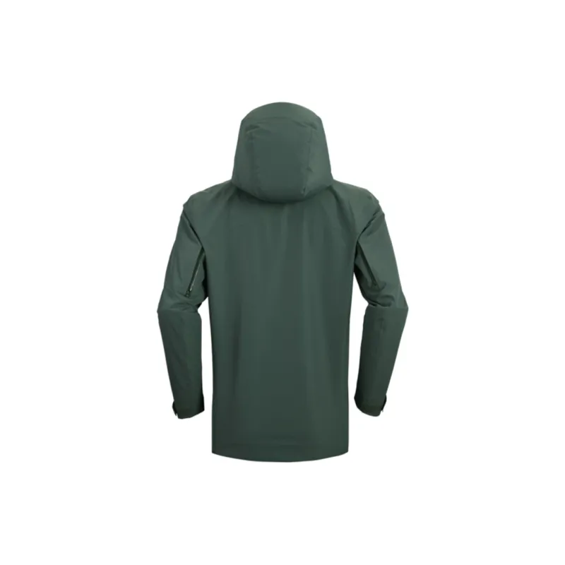 KAILAS Water-Resistant Windproof Breathable Windbreaker Jacket Men's Green Stone-2