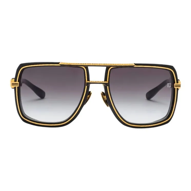 BALMAIN Eyewear Soldier Square Frame Sunglasses-1