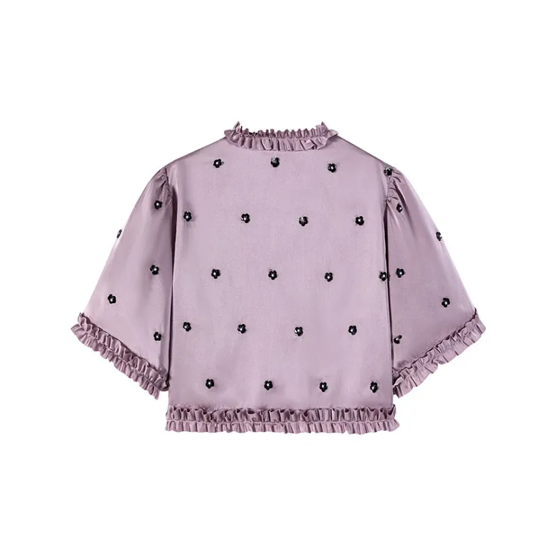 CARIEDO T Shirts Women's Purple-1