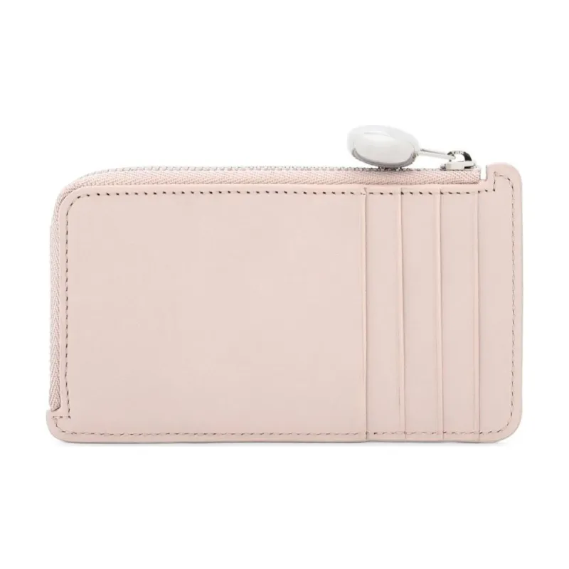 LOEWE Bright Nappa Calfskin Card Holder Women's Talc-1