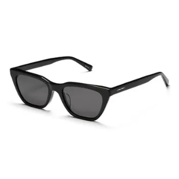 PUBLIC BEACON Acetate Rectangular Sunglasses Unisex Black