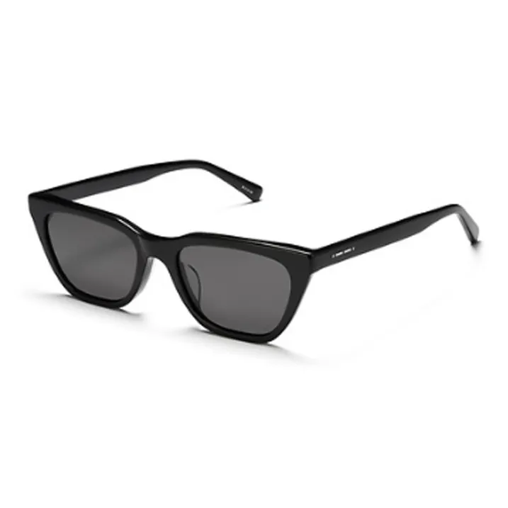 PUBLIC BEACON Acetate Rectangular Sunglasses Unisex Black-0