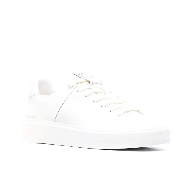 BALMAIN Low Top Skateboard Shoes Women's White-2