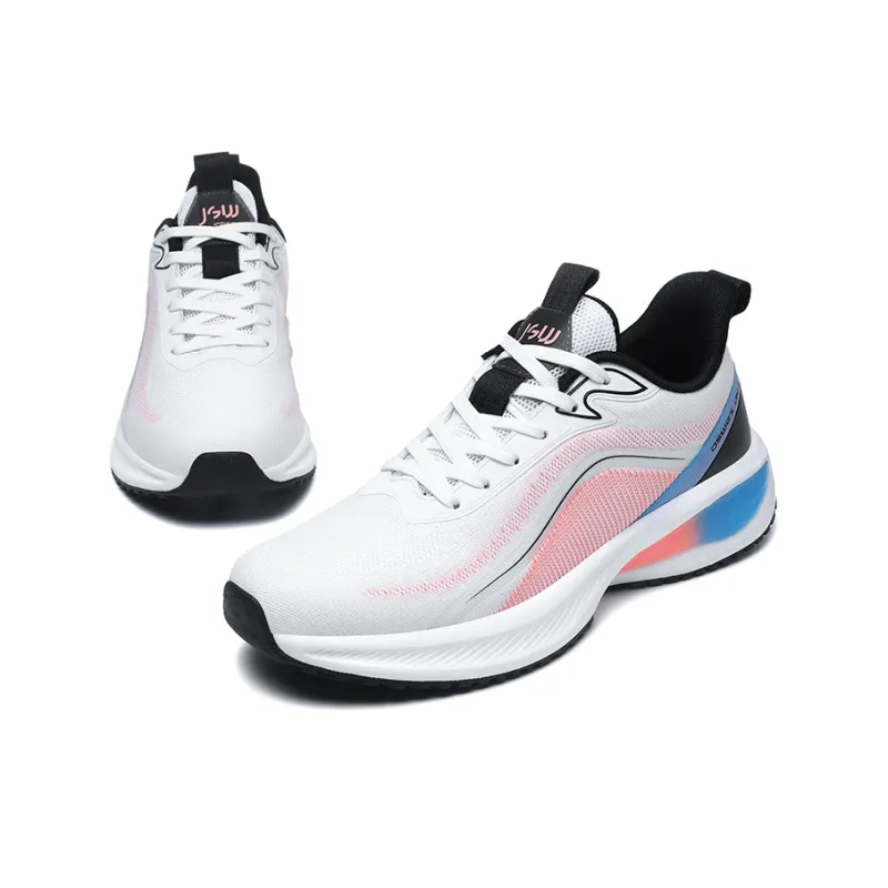 JSWEI Cushioned Slip Resistant Abrasion Resistant Low Top Long Distance Running Running Shoes Men's-1