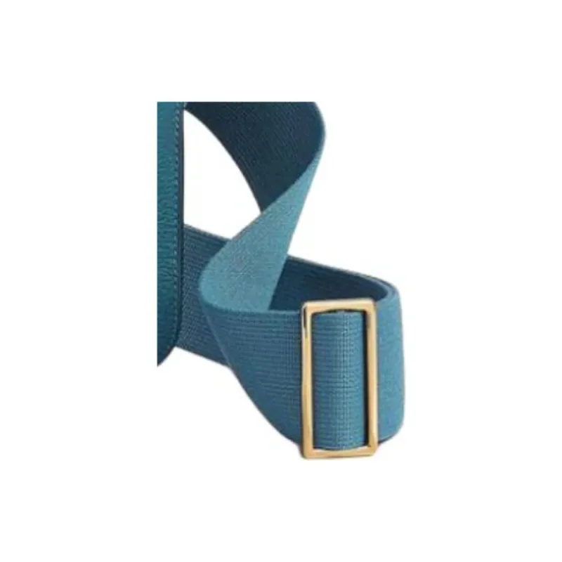 HERMES Geta Mysore Goat Skin Crossbody Bag Shoulder Bag Women's D2 NEW BLEU JEAN Denim Blue-4