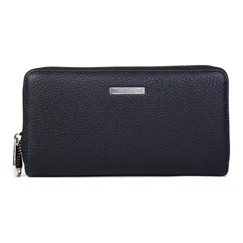 SANTA BARBARA POLO & RACQUET CLUB Cow Leather Wallet Men's Black