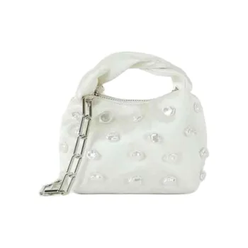 STINE GOYA Polyester One Shoulder Handbags Medium Size Women's White