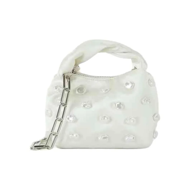 STINE GOYA Polyester One Shoulder Handbags Medium Size Women's White-0