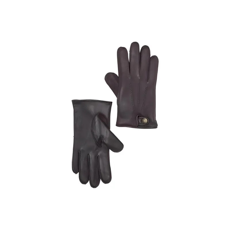 UGG Sheepskin Gloves Unisex Brown/Black-0