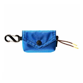 GAGA EQUIPMENT Nylon Fabric Envelope Bag Card Holder Mini Unisex Blue