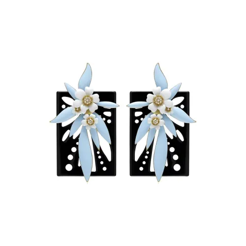 MIDNIGHT OPERA HOUSE Resin Earrings Women's Black