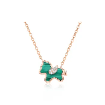CHIEMOT S925 Silver Collarbone Chain Women's
