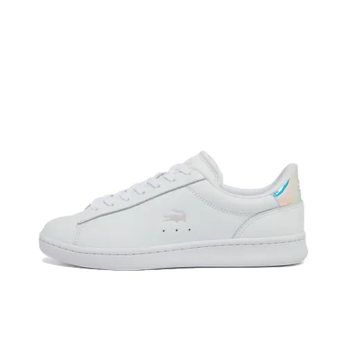 LACOSTE Carnaby Set Low Top Skateboard Shoes Women's White