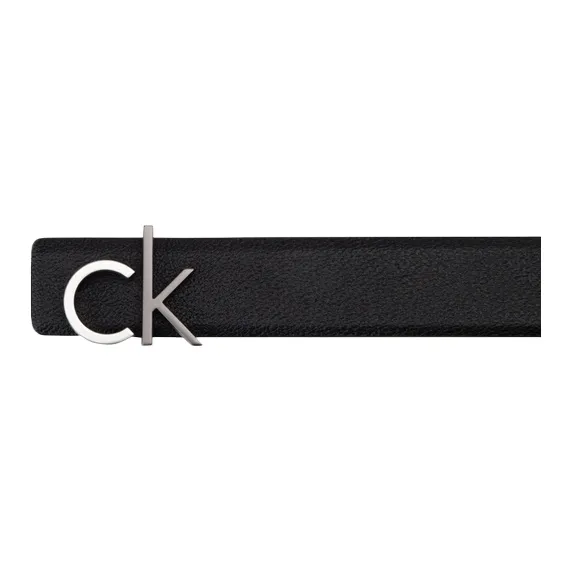 CALVIN KLEIN Cow Leather Leather Belts Men's Space Black/Earth Brown 3.5cm-2
